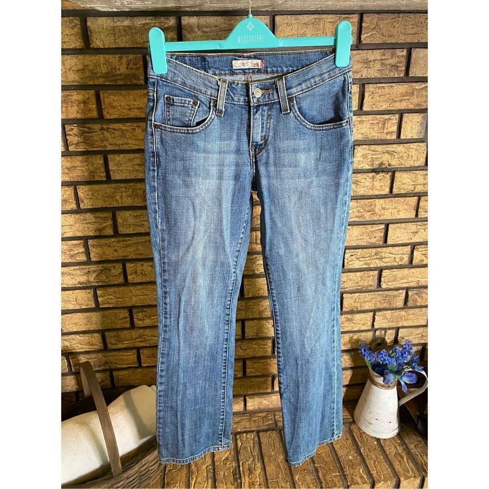 Levi’s Curvy Boot Cut Blue Jeans‎